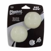 Светящийся мяч CHUCKIT! max glow, средний, 2 шт.