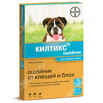 Килтикс ошейник от блох и клещей (6мес), 48 см д/средних собак