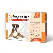 Капли Инспектор Quadro C инсектоакарицидные д/собак 25-40 кг