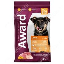 Award Large Puppy с курицей и индейкой