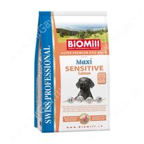 BiOMill Maxi Sensitive Salmon&Rice (Лосось с рисом)