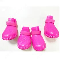 Ботинки Pet Fashion Косточка XXL, розовые, силикон