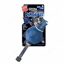 Динобол Цератопс Dinoball GiGwi с отключаемой пищалкой, синий