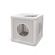 Домик для кошек BAMA PET QUBLO, 35 см*35 см*35 см, белый