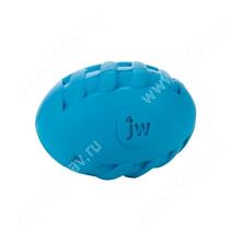Футбольный мяч с пищалкой JW Football Silly Sounds, средний, голубой