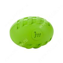 Футбольный мяч с пищалкой JW Football Silly Sounds, средний, зеленый