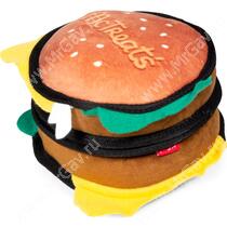 Гамбургер GiGwi Trick'o'Treats для лакомств с пищалкой, 18 см