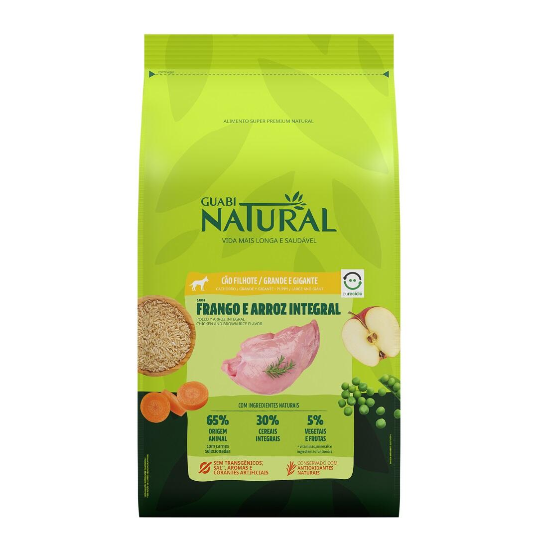 Guabi Natural Puppy для щенков крупных пород, цыпленок и рис