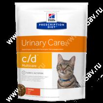 Hill's Prescription Diet c/d Multicare Urinary Care сухой корм для кошек с курицей