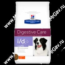 Hill's Prescription Diet i/d Low Fat Digestive Care сухой корм для собак с курицей, 1,5 кг