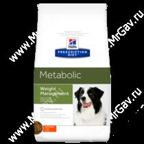 Hill's Prescription Diet Metabolic Weight Management сухой корм для собак с курицей, 1,5 кг
