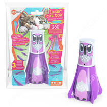 Игрушка для кошек Голубь Пестер интерактивная, бежево-фиолетовая
