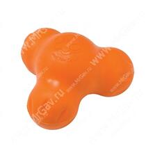 Игрушка для лакомств Tux Zogoflex, 10 см, оранжевая