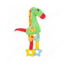 Игрушка плюшевая для собак Zolux жираф, 30 см, зеленая