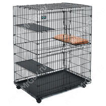 Клетка Midwest Cat Playpens 89,5 см*59 см*120,6 см -  2 двери, черная