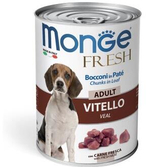 Консерва Monge Dog Fresh для взрослых собак (телятина), 400 г
