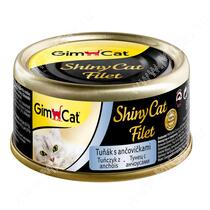 Консервы для кошек GimCat ShinyCat Filet из тунца с анчоусами