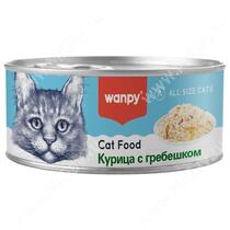 Консервы для кошек Wanpy Cat Курица с гребешком, 95 г