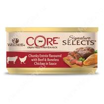 Консервы для кошек Wellness Core Signature Selects из говядины с курицей (кусочки в соусе), 79 г