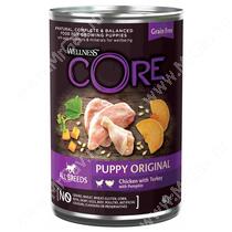 Консервы для щенков Wellness Core из курицы с индейкой и тыквой