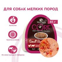 Консервы для собак Wellness Core Small Breed из курицы с говядиной