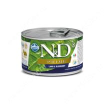 Консервы Farmina N&D Prime Lamb&Blueberry Adult Dog Mini,140 г