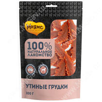 Лакомство Мнямс утиные грудки, 100 г