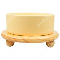 Миска Mr.Kranch керамическая Bamboo, 850 мл, желтая