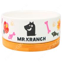 Миска Mr.Kranch керамическая Bamboo Цветы Прованса, 340 мл, розовая