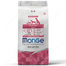 Monge Dog Monoprotein All Breeds Beef and Rice (говядина с рисом)