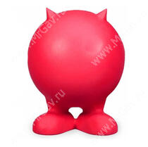 Мяч на ножках JW Bad Cuz из каучука, большой, красный
