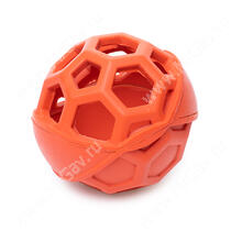 Мяч с сотами DUVO+ для собак, оранжевый, 7 см