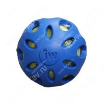 Мяч сетчатый хрустящий JW Crackle&Crunch Ball, малый, синий