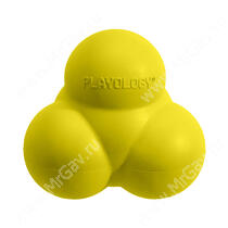 Мяч тройной Playology Squeky Bounce Ball с пищалкой, курица