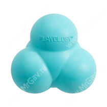 Мяч тройной Playology Squeky Bounce Ball с пищалкой, арахис