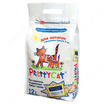 Наполнитель древесный для котят PrettyCat Wood Granules, 12 л