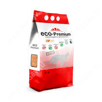 Наполнитель древесный Eco-Premium Peach комкующийся, 1,9 кг
