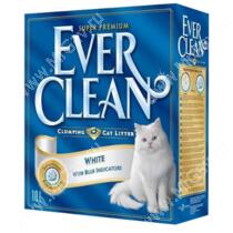 Наполнитель Ever Clean White комкующийся с гигиеническим индикатором