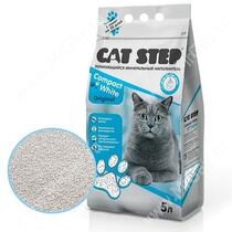 Наполнитель минеральный комкующийся Cat Step Compact White Original