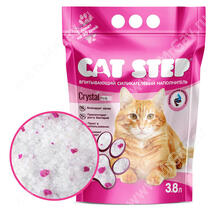 Наполнитель силикагелевый Cat Step Crystal Pink, 3,8 л