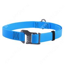 Ошейник биотановый Collar Waudog Waterproof, 70 см*2,5 см, голубой