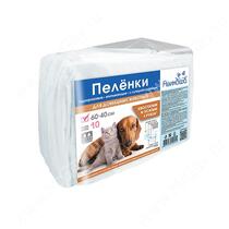 Пеленки Авикоша одноразовые впитывающие с суперабсорбентом, 60 см*40 см, 10 шт