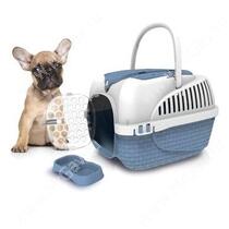 Переноска до 12 кг BAMA PET KENNEL TOUR MAXI, 59 см*38 см*37 см, синяя