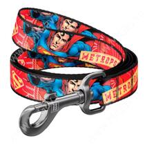 Поводок Collar WAUDOG Nylon Супермен, 122 см*1,5 см