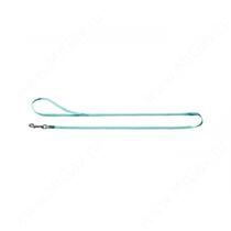 Поводок нейлоновый Hunter Tripoli Vario Basic, 100 см* 1 см, голубой, светоотражающий