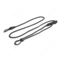 Поводок Zee.Dog handsfree Titanium Gray, 240 см, серый