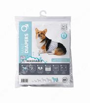 Пояс M-Pets многоразовый для кобелей, 73,6 - 86,3 см, №6