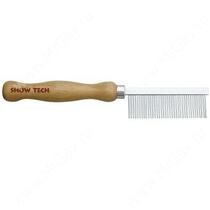 Расческа Show Tech Wooden Comb для  шерсти средней жесткости, 18 см