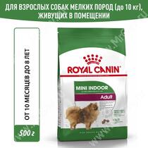 Royal Canin Mini Indoor Adult, 0,5 кг