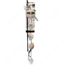 Удочка-дразнилка ROSEWOOD для кошек Сердитый котик с плюшевыми подвесками